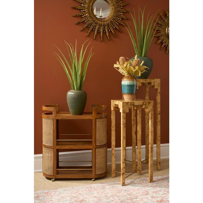 Japanese Ceramic Made Green Planter - LOOMLAN - Chelsea House - Planters