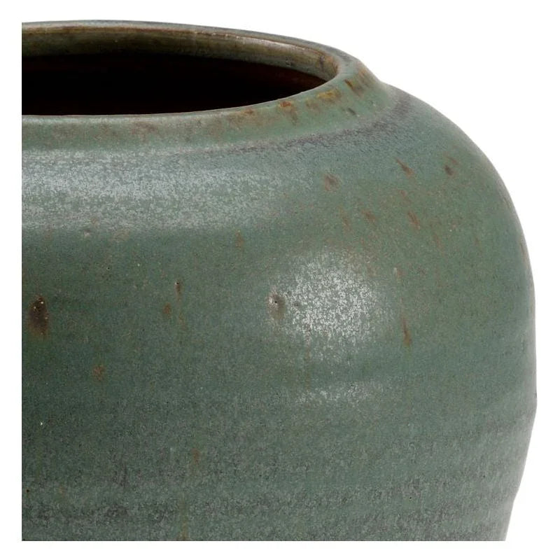 Japanese Ceramic Made Green Planter - LOOMLAN - Chelsea House - Planters