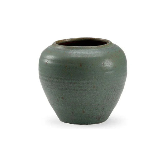 Japanese Ceramic Made Green Planter - LOOMLAN - Chelsea House - Planters