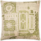 Jardin Green Throw Pillow With Insert - LOOMLAN - D.V. Kap - Throw Pillows