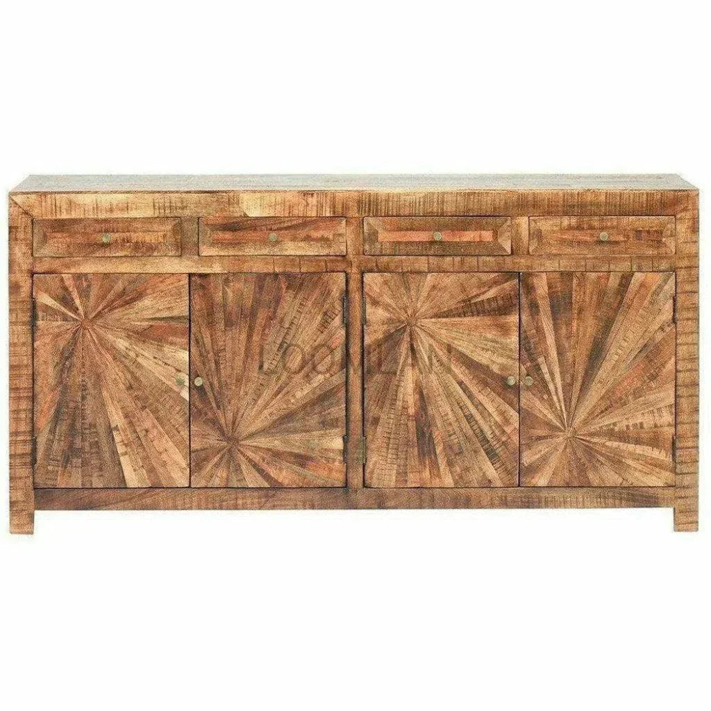 Jumbo Rustic Sideboard Buffet with Drawers - LOOMLAN - LOOMLAN - Sideboards
