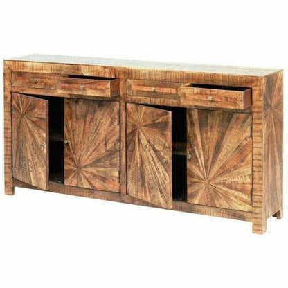 Jumbo Rustic Sideboard Buffet with Drawers - LOOMLAN - LOOMLAN - Sideboards