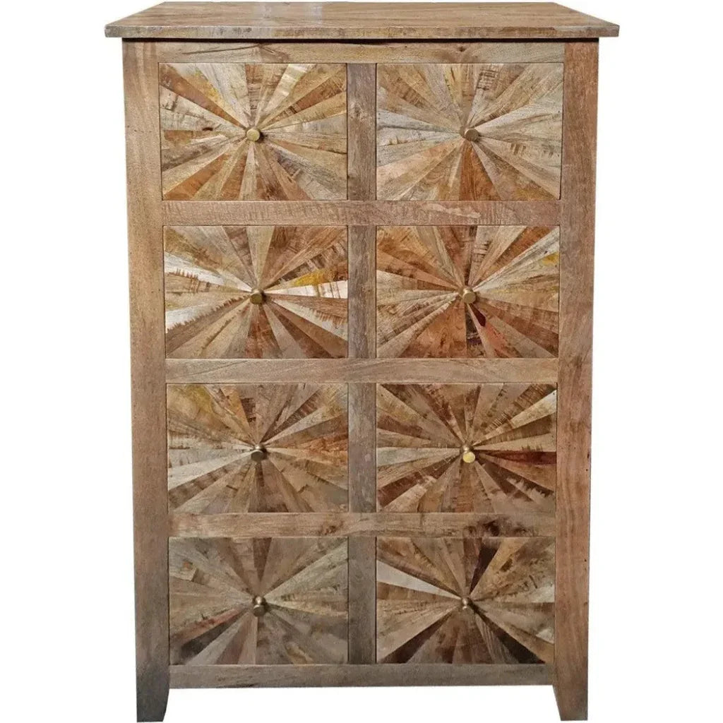 Cabot Mango Wood Brown Chest Of Drawers - LOOMLAN - LOOMLAN - Chests
