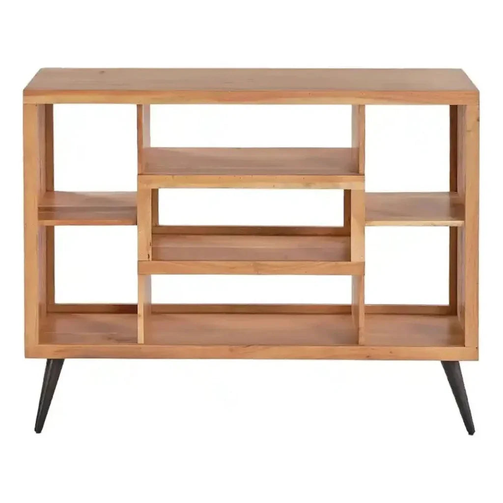 Jarira Cubby Shelved Wood Etagere-Etageres-LOOMLAN-LOOMLAN