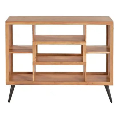 Jarira Cubby Shelved Wood Etagere-Etageres-LOOMLAN-LOOMLAN