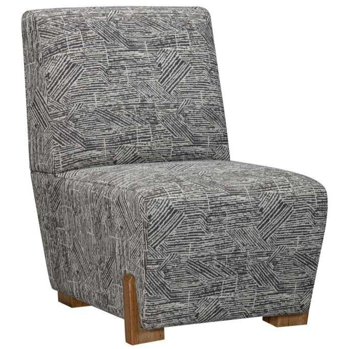 Jasper Bold Zebra Printed Accent Chair - LOOMLAN - Bassett Mirror - Club Chairs