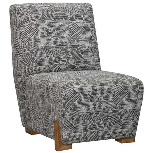 Jasper Bold Zebra Printed Accent Chair - LOOMLAN - Bassett Mirror - Club Chairs