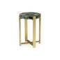 Jasper Green Stone Top Round Accent Table - LOOMLAN - Wildwood - Side Tables