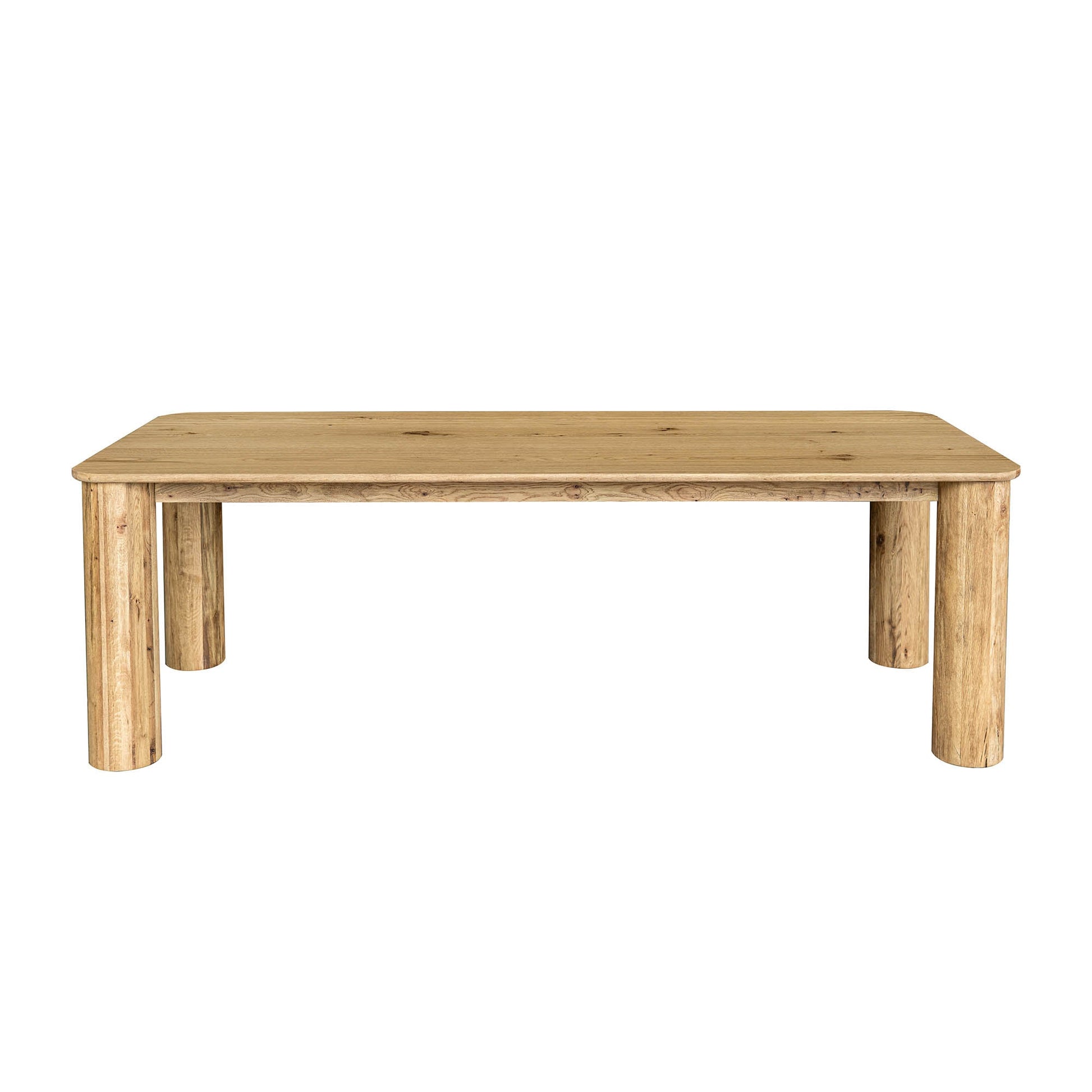 Jasper Natural Wooden Dining Table-Dining Tables-LH Imports-LOOMLAN