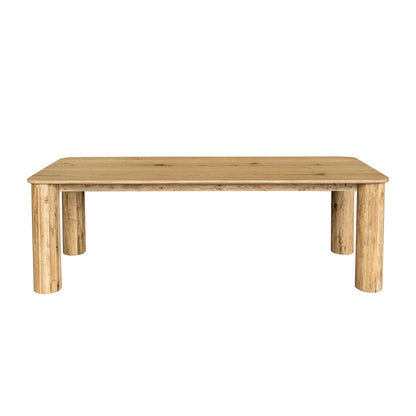 Jasper Natural Wooden Dining Table-Dining Tables-LH Imports-LOOMLAN
