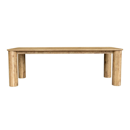 Jasper Natural Wooden Dining Table-Dining Tables-LH Imports-LOOMLAN
