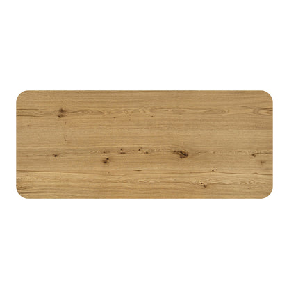 Jasper Natural Wooden Dining Table-Dining Tables-LH Imports-LOOMLAN