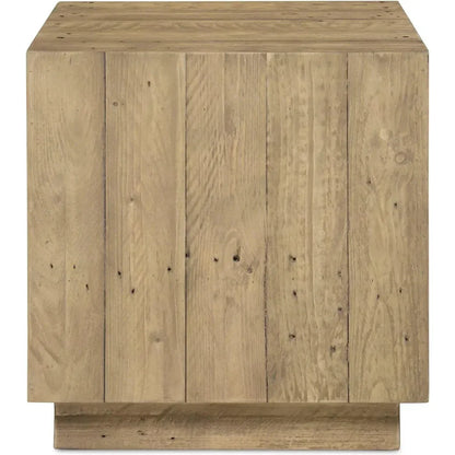 Jasper Reclaimed Pine Brown Rectangular Accent Table - LOOMLAN - Moe's Home - Side Tables