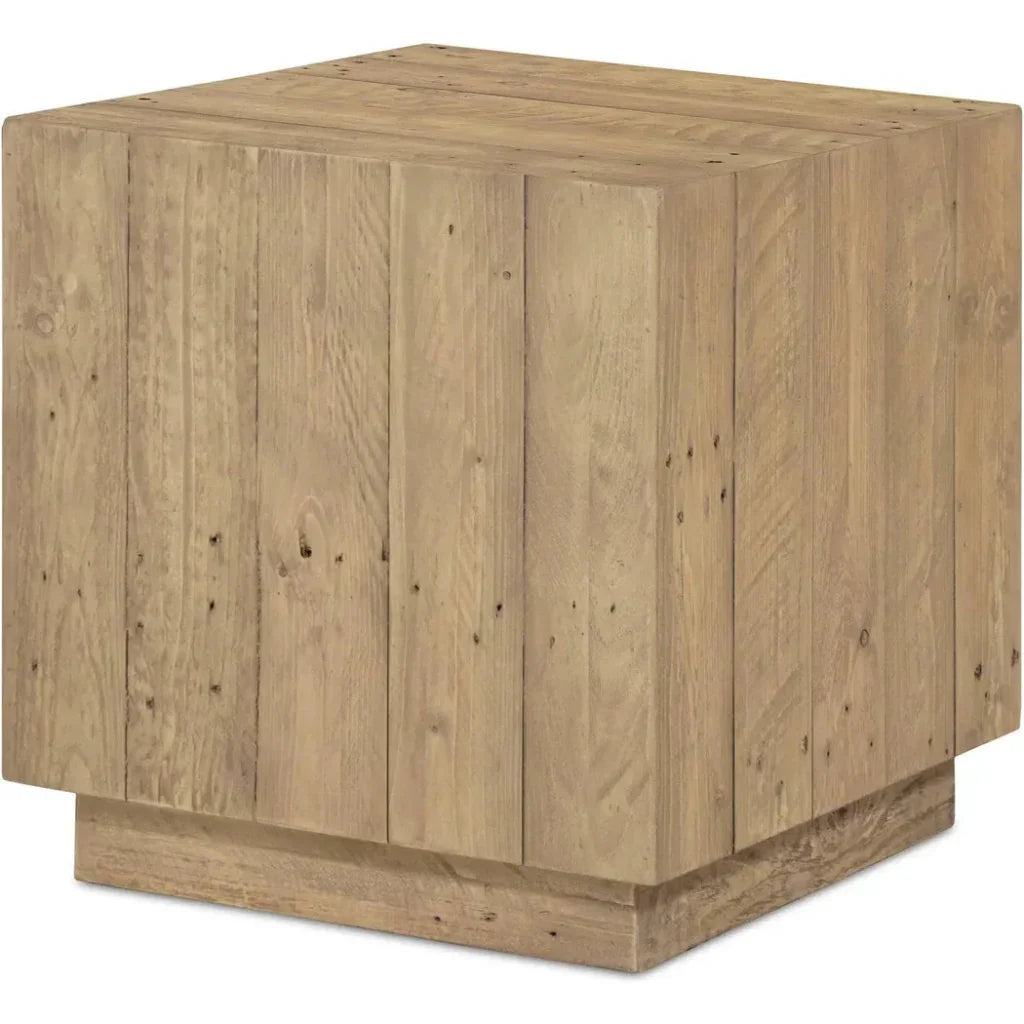 Jasper Reclaimed Pine Brown Rectangular Accent Table - LOOMLAN - Moe's Home - Side Tables