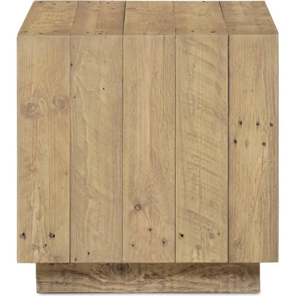 Jasper Reclaimed Pine Brown Rectangular Accent Table - LOOMLAN - Moe's Home - Side Tables