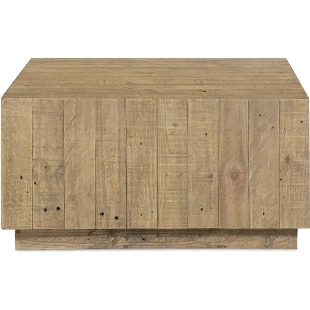 Jasper Reclaimed Pine Brown Rectangular Coffee Table - LOOMLAN - Moe's Home - Coffee Tables