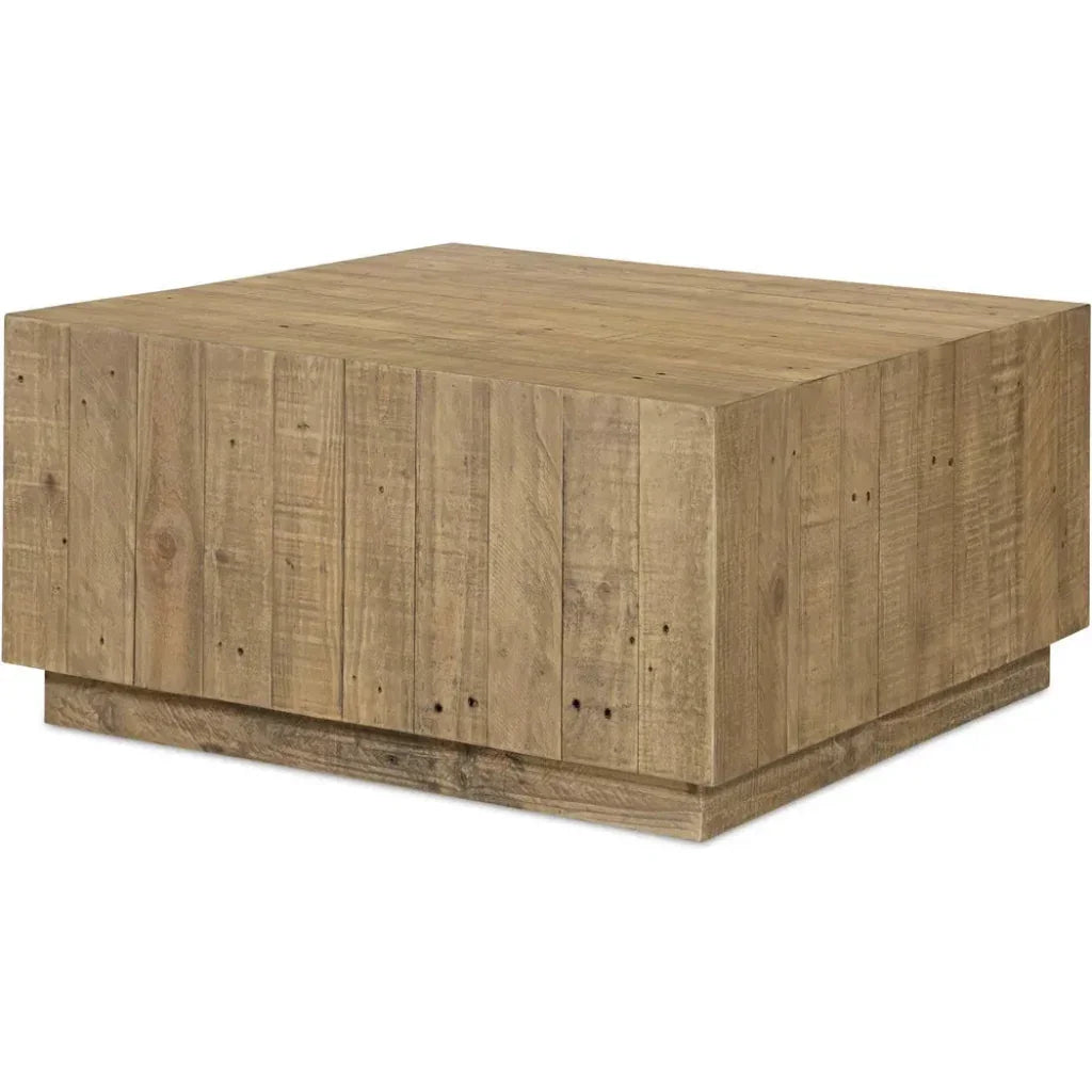 Jasper Reclaimed Pine Brown Rectangular Coffee Table - LOOMLAN - Moe's Home - Coffee Tables