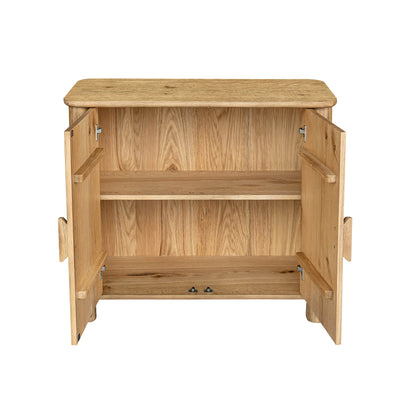 Jasper Two Doors Wood Cabinet