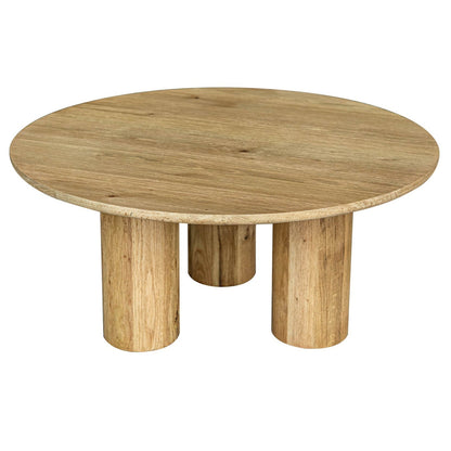 Jasper Wooden Round Coffee Table