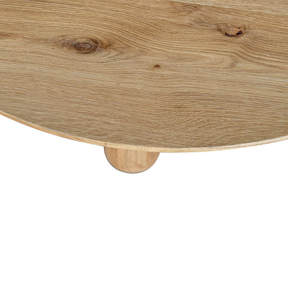 Jasper Wooden Round Dining Table-Dining Tables-LH Imports-LOOMLAN