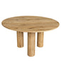 Jasper Wooden Round Dining Table-Dining Tables-LH Imports-LOOMLAN