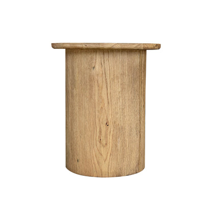 Jasper Wooden Round Side Table