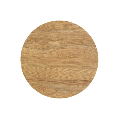 Jasper Wooden Round Side Table
