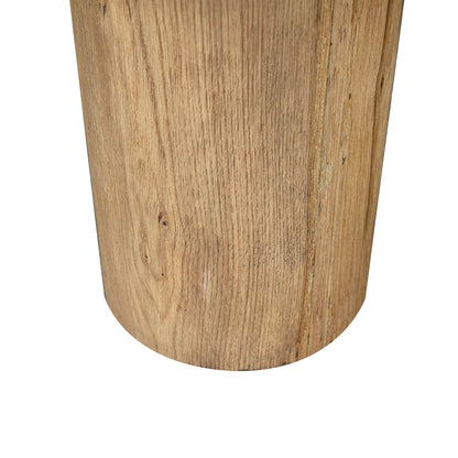 Jasper Wooden Round Side Table