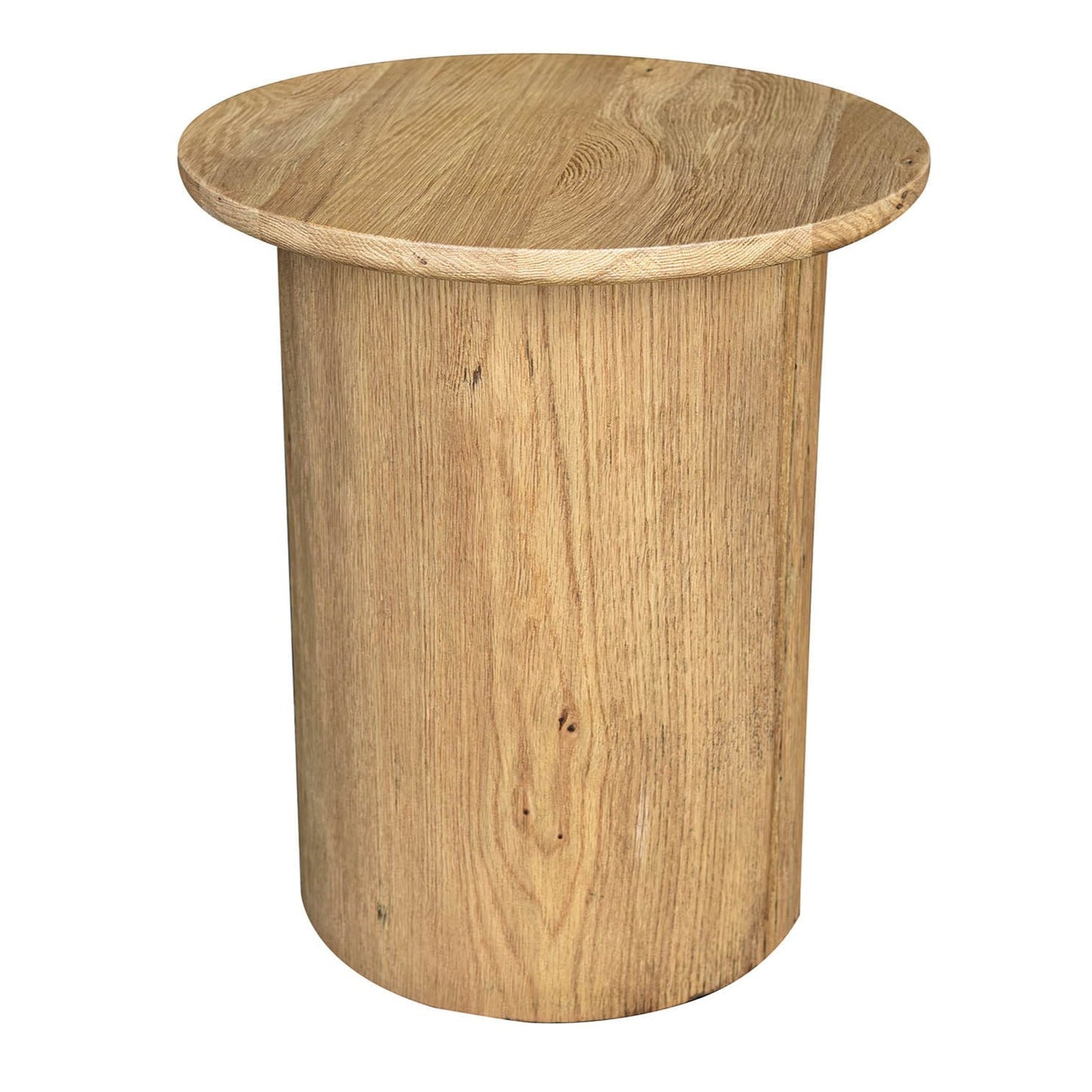 Jasper Wooden Round Side Table