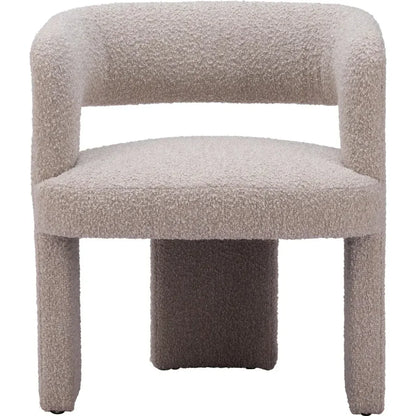 Java Sandy Beige Armless Accent Chair - LOOMLAN - Zuo Modern - Accent Chairs