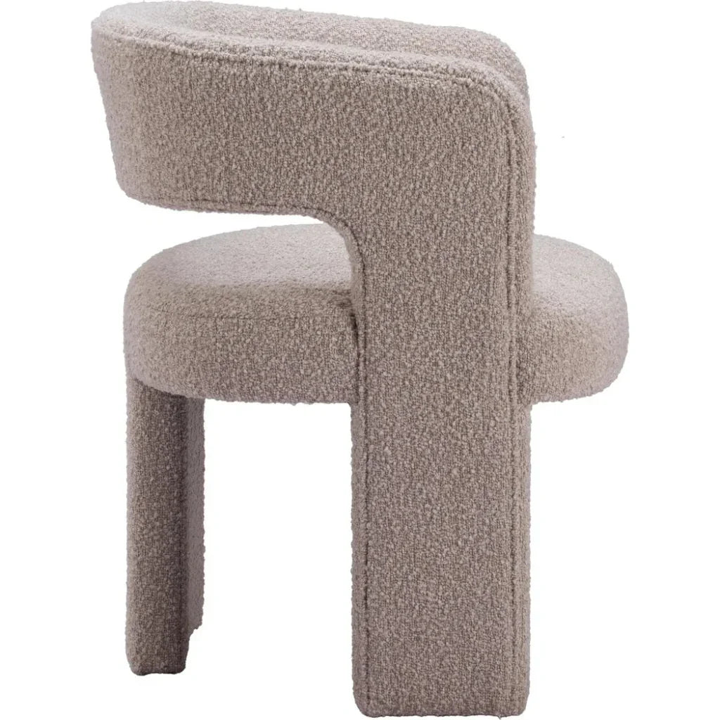 Java Sandy Beige Armless Accent Chair - LOOMLAN - Zuo Modern - Accent Chairs