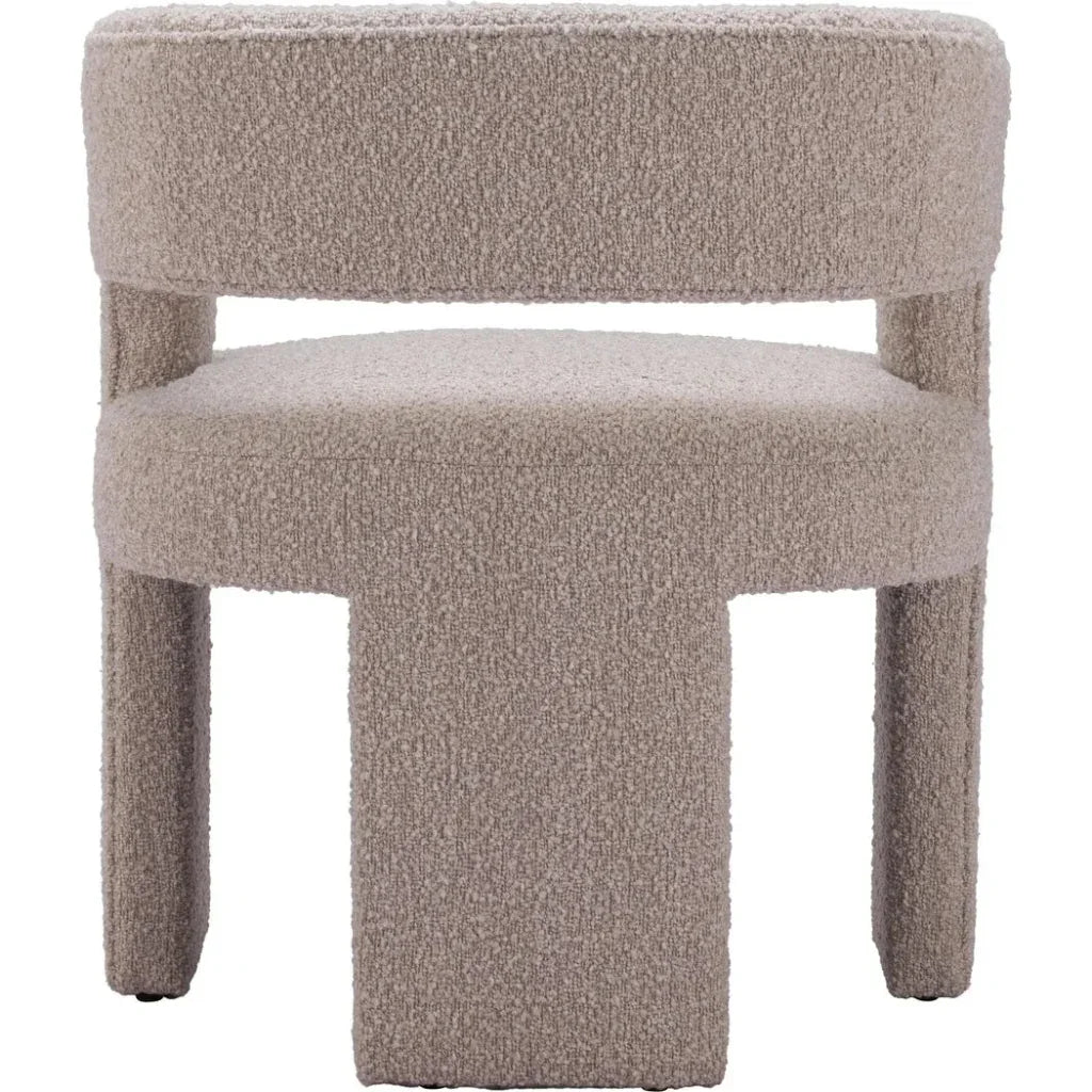 Java Sandy Beige Armless Accent Chair - LOOMLAN - Zuo Modern - Accent Chairs