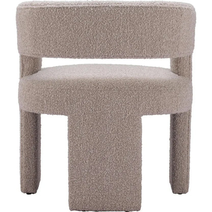 Java Sandy Beige Armless Accent Chair - LOOMLAN - Zuo Modern - Accent Chairs
