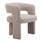 Java Sandy Beige Armless Accent Chair - LOOMLAN - Zuo Modern - Accent Chairs