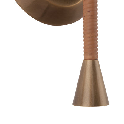 Jaxson Wrapped Rattan Arm Wall Sconce