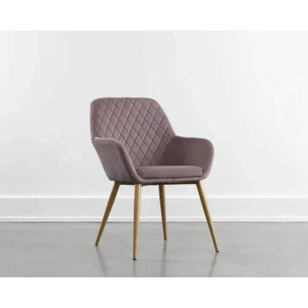 Jayna Fabric Dining Armchair - LOOMLAN - SUNPAN - Dining Chairs