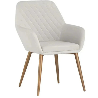 Jayna Fabric Dining Armchair - LOOMLAN - SUNPAN - Dining Chairs