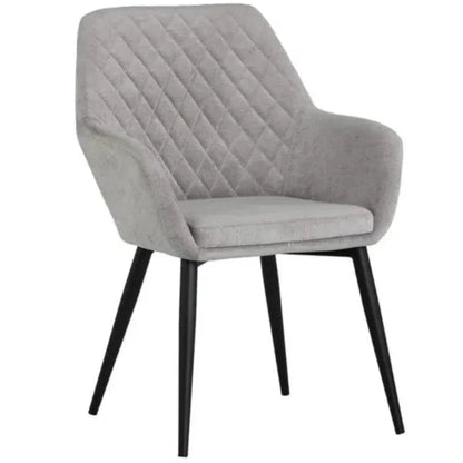 Jayna Fabric Dining Armchair - LOOMLAN - SUNPAN - Dining Chairs