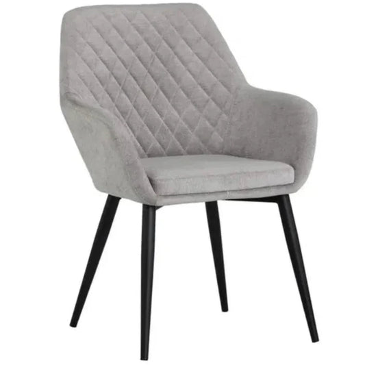 Jayna Fabric Dining Armchair - LOOMLAN - SUNPAN - Dining Chairs
