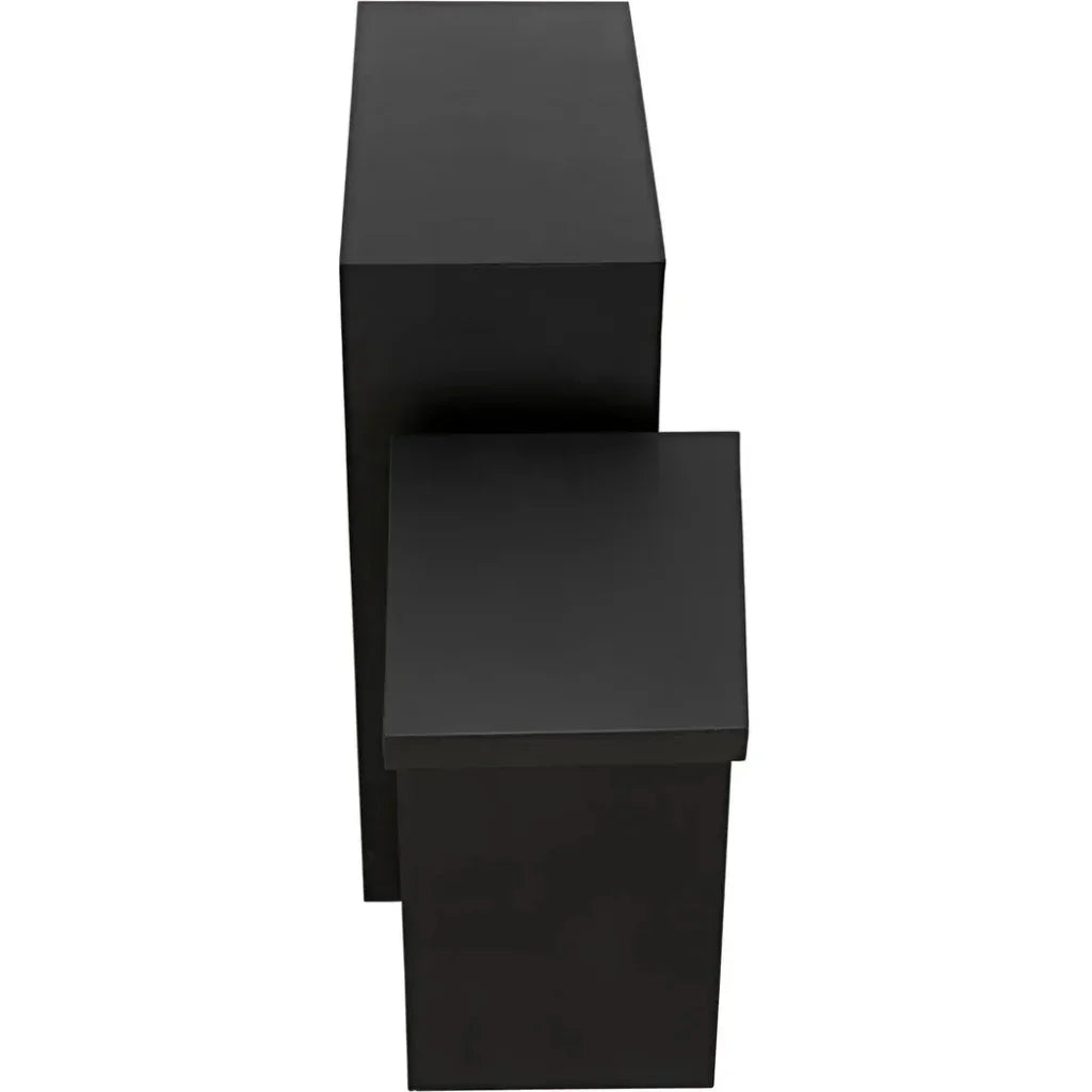 Jazz Console, Black Steel - LOOMLAN - Noir - Console Tables