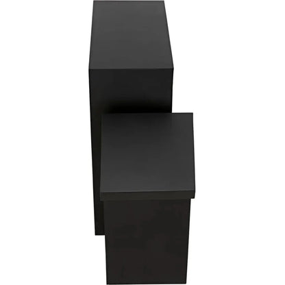 Jazz Console, Black Steel - LOOMLAN - Noir - Console Tables