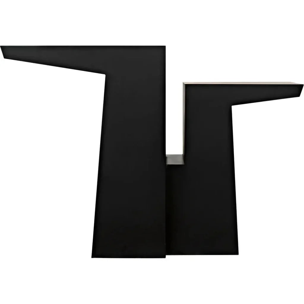 Jazz Console, Black Steel - LOOMLAN - Noir - Console Tables