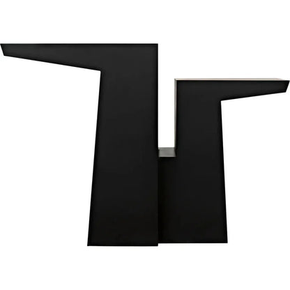 Jazz Console, Black Steel - LOOMLAN - Noir - Console Tables