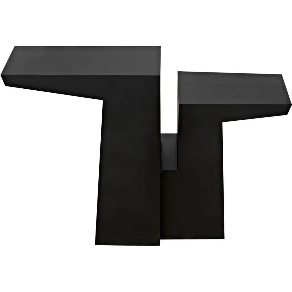 Jazz Console, Black Steel - LOOMLAN - Noir - Console Tables