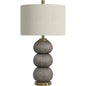 Jed Metal and Concrete Grey Table Lamp - LOOMLAN - Bassett Mirror - Table Lamps