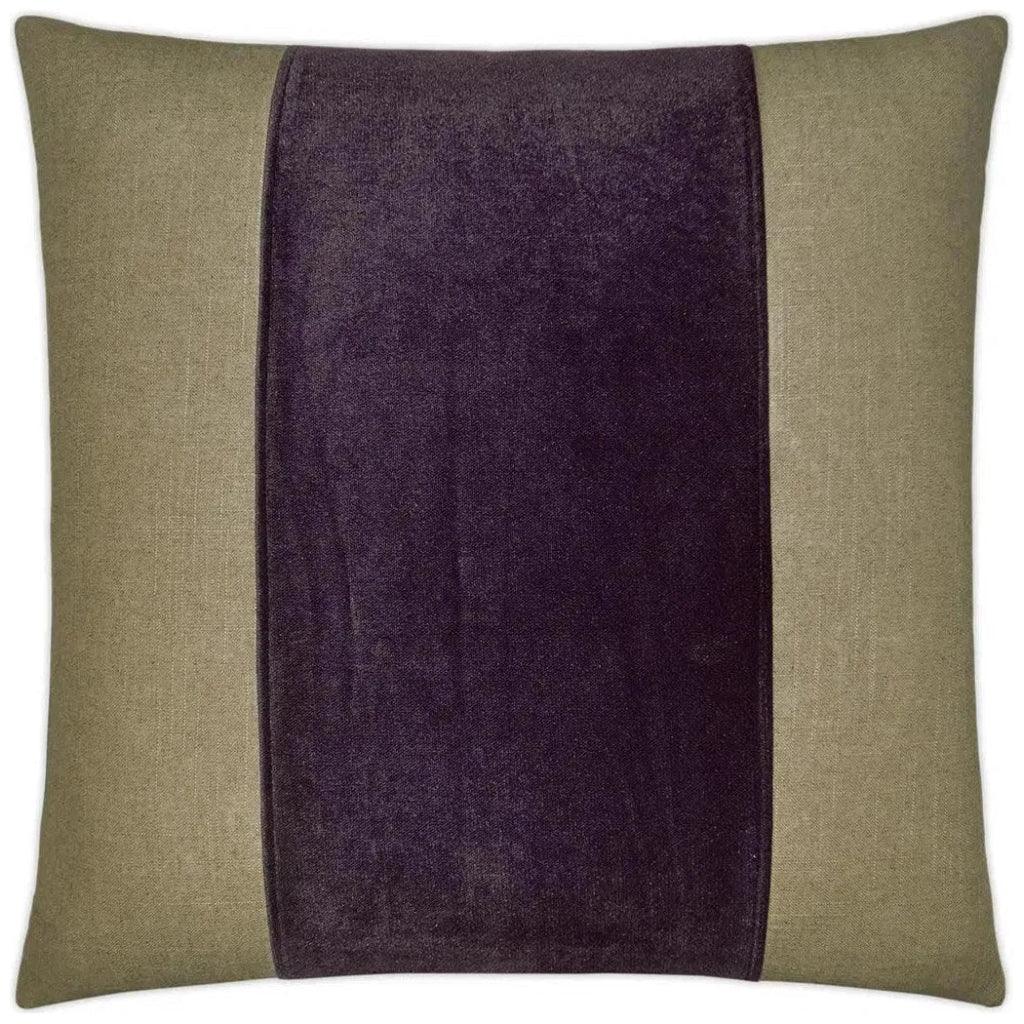 Jefferson Amethyst Band Purple Large Throw Pillow - LOOMLAN - D.V. Kap - Throw Pillows