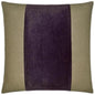 Jefferson Amethyst Band Purple Large Throw Pillow - LOOMLAN - D.V. Kap - Throw Pillows