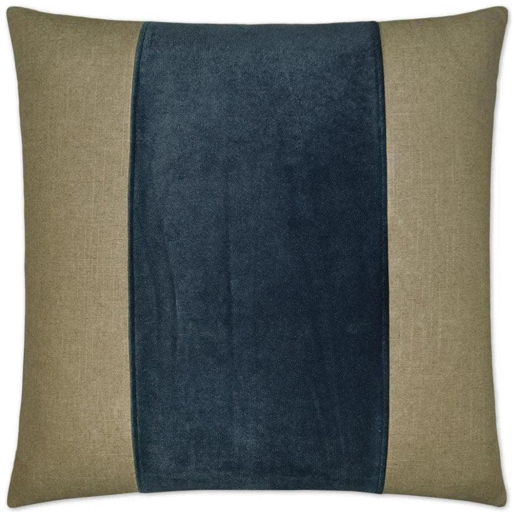 Jefferson Azure Ribbon Blue Large Throw Pillow Insert - LOOMLAN - D.V. Kap - Throw Pillows