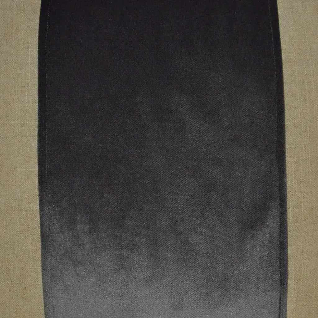 Jefferson Band / Ribbon Grey Large Throw Pillow Insert - LOOMLAN - D.V. Kap - Throw Pillows