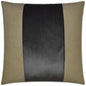 Jefferson Band / Ribbon Grey Large Throw Pillow Insert - LOOMLAN - D.V. Kap - Throw Pillows